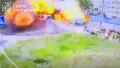 Момент удару дрона. Кадр відео