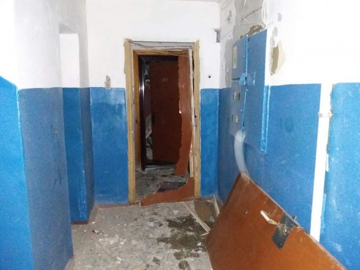 Взрыв в Сумах в жилом доме. Фото: dsns.gov.ua