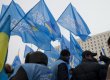 300 прихильників Януковича зібралися на мітинг біля ЦВК