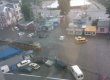 Сильный ливень затопил Лукьяновскую площадь в Киеве