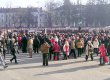 В Хмельницком протестующие предприниматели выломали дверь облгосадминистрации