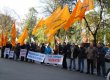 На съезд "Нашей Украины" под Радой пришли Ющенко и тысяча сторонников Януковича