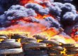 В Киеве горели автомобильные шины