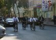 Добкін і Кернес порушили ПДР на дорогих велосипедах під час поїздки на роботу (фото)