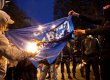 Участники марша УПА сожгли флаг Партии регионов (фото)