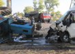 Под Киевом маршрутка столкнулась с трактором: пять пострадавших (фото)