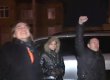 Активисты устроили фейерверк перед воротами "Межигорья" (видео)