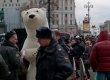 Триумфальная площадь в Москвы полностью оцеплена полицией. Оппозиции пока нет