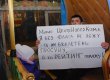 В центре Киева на карусели прошла акция в поддержку российской оппозиции (фото, видео)