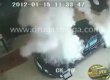 В Киеве при ограблении автосалона Bentley в помещении пошел "снег"