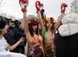 Дівчата з Femen побили болгарських чоловіків
