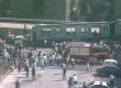 В столице Чили поезд врезался в жилой дом