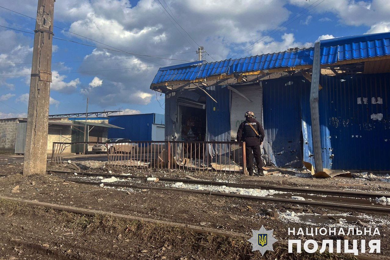 Наслідки обстрілів в Донецькій області. Фото: Нацполіція