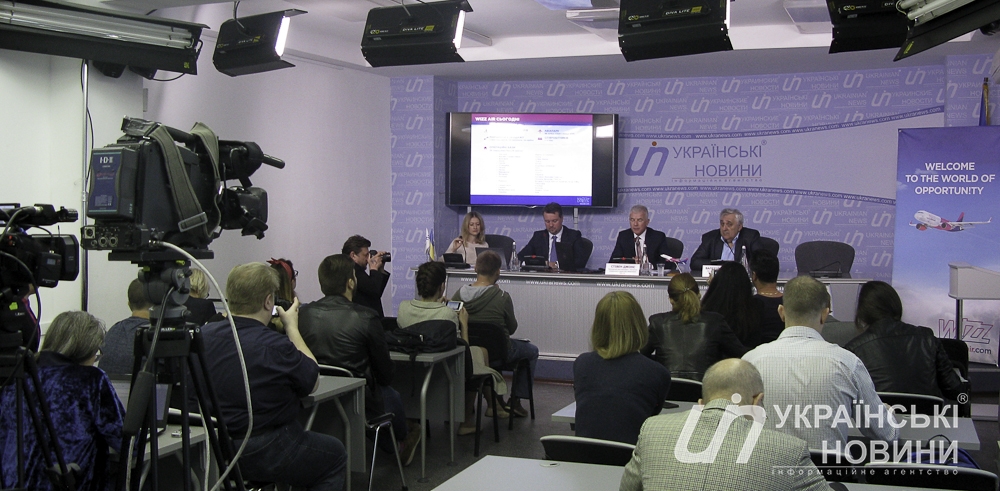 Пресс-конференция авиакомпании Wizz Air
