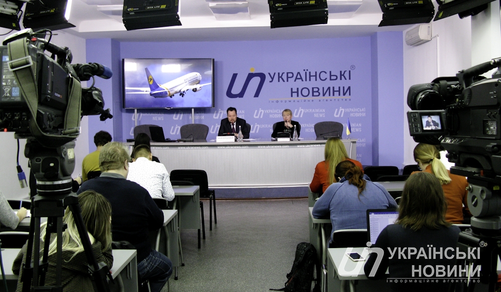 Пресс-конференция президента авиакомпании 