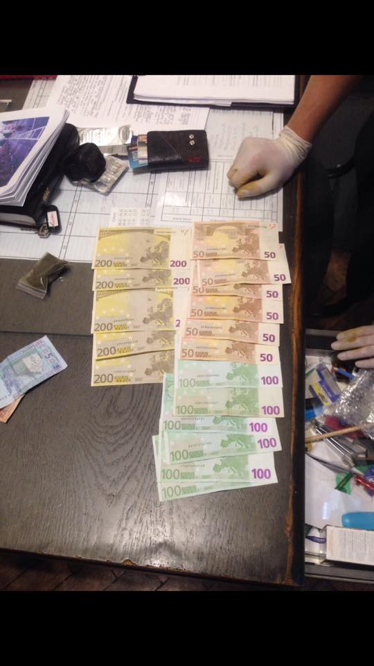 Арест взяточников. Фото: facebook/MatiosAnatolii