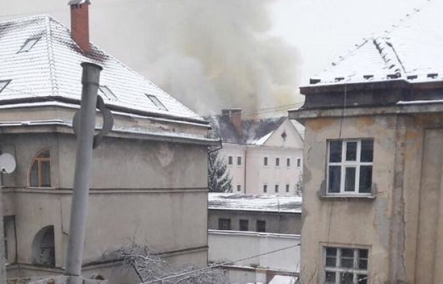Причина возгарания неизвестна. Фото: Mukachevo.net