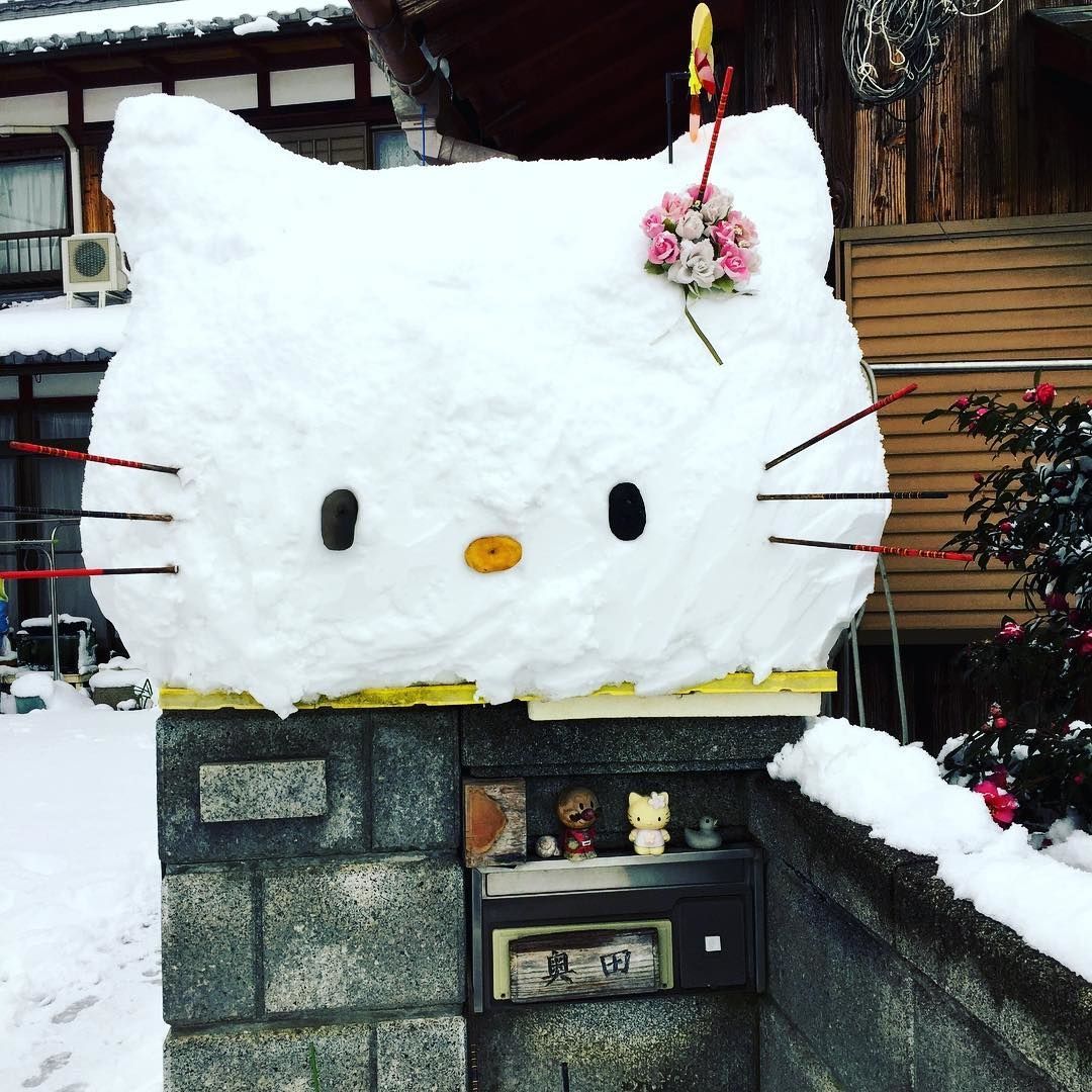 Hello Kitty- персонаж японской поп-культуры, маленькая белая кошечка. Фото: @takuya_okuda_