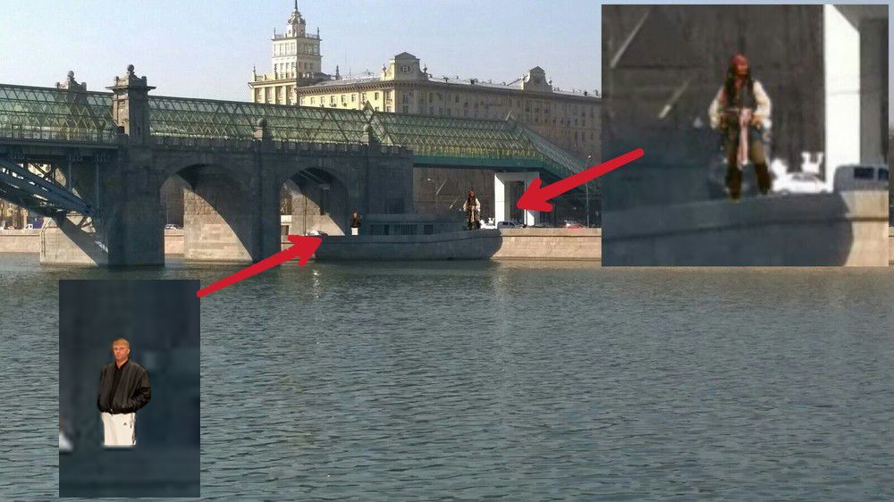Пользователи соцсетей сразу же отреагировали фотожабами на странный куорабль. Фото: соцсети