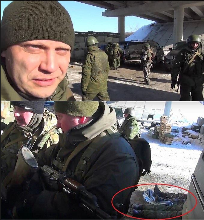 Журналист заметил тела убитых боевиков в кадре. Фото: Roland Mikiani