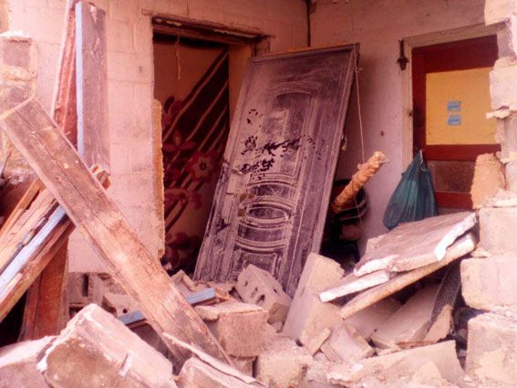 Боевики обстреляли Марьинку. Фото: dn.npu.gov.ua