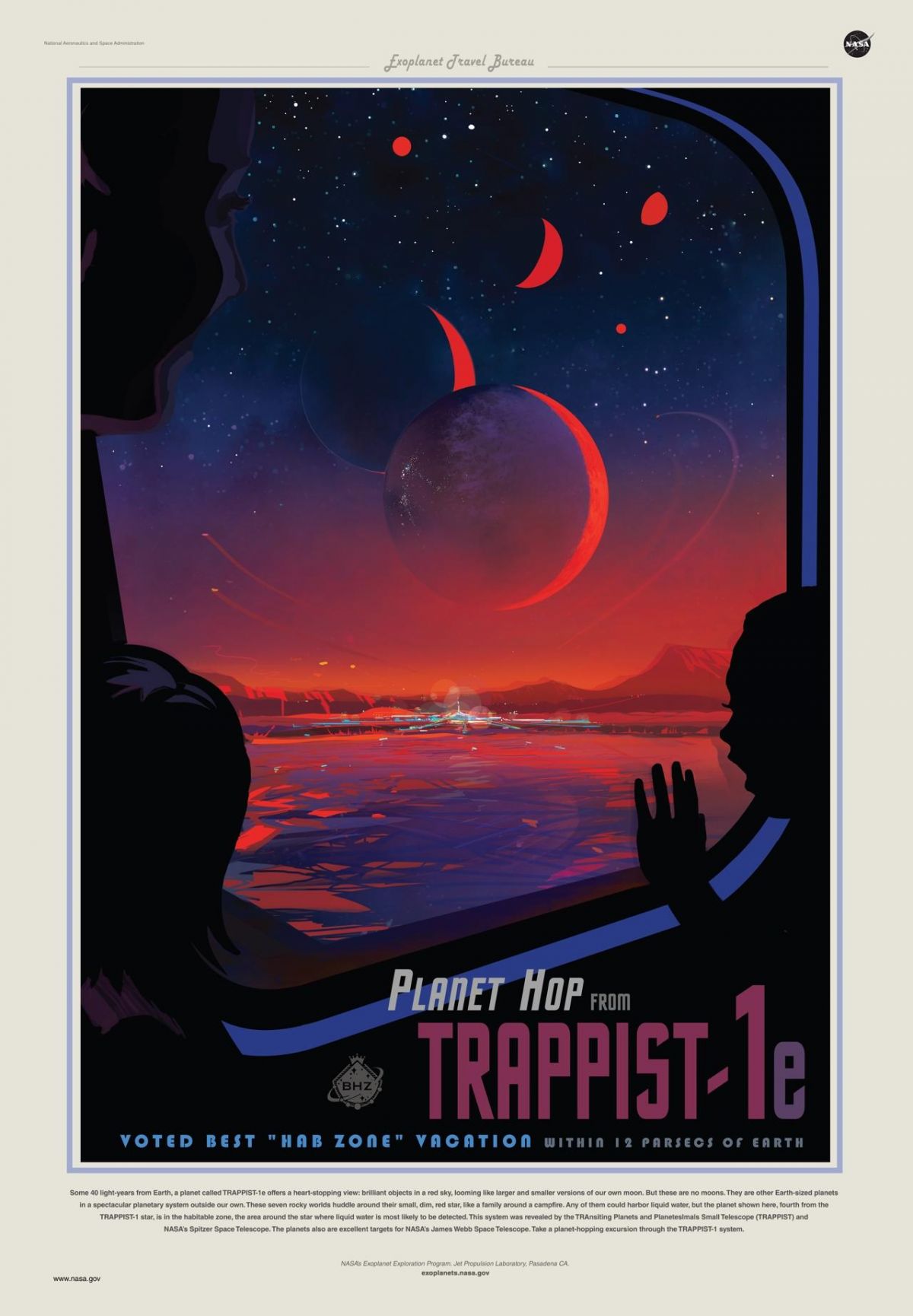 Барвистий постер. Фото: NASA-JPL / Caltech