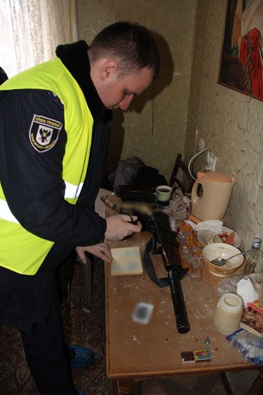 Полиция задержала особо опасного Чернигова. Фото: cn.npu.gov.ua
