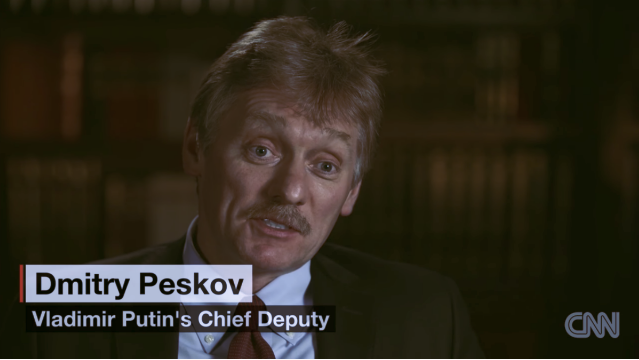 Дмитро Пєсков. Кадр з фільму CNN