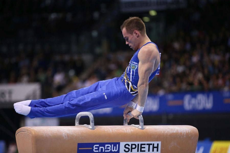 Краще всіх Верняєв виступив на паралельних брусах. Фото: facebook.com/olympicua