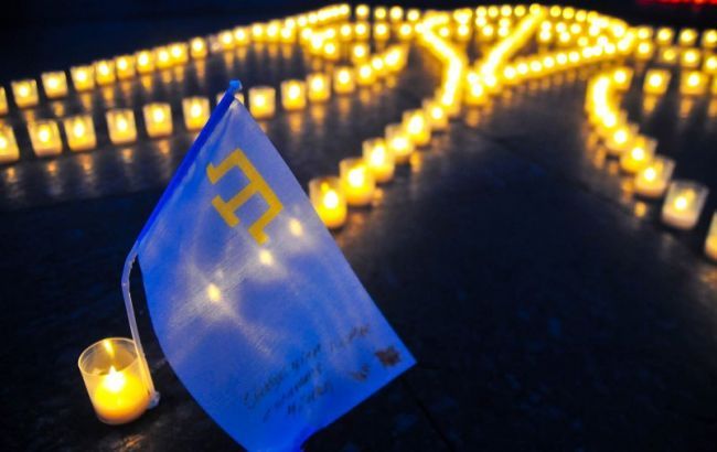 Знак памяти депортации крымскотатарского народа. Фото: ua-01.com