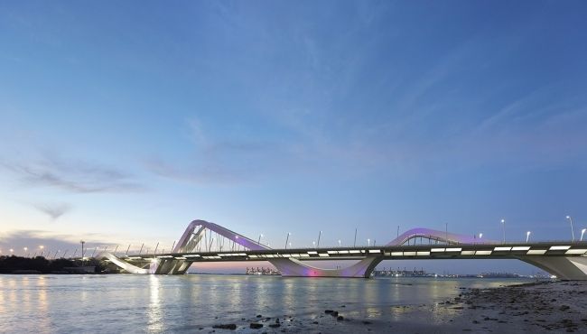 За этот мост архитектор получила еще одну Притцкеровскую премию. Фото: visitabudhabi.ae