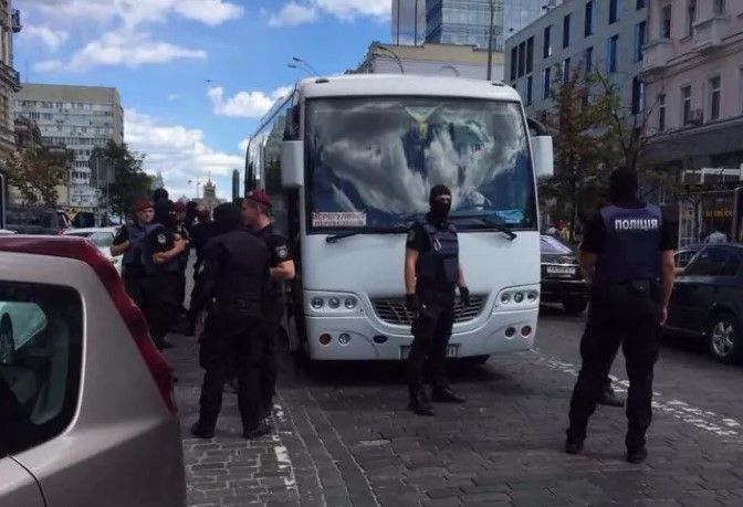 В Киеве задержали подозреваемых в организации провокаций. Фото: pravda.com.ua