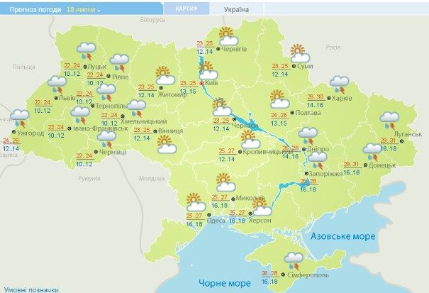 Фото: Укргідрометцентр