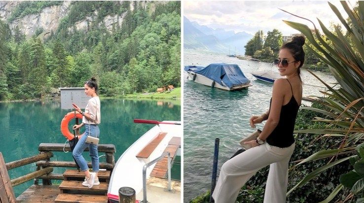 Виолетта Котвицкая ездила в город Монтре, фото: instagram.com