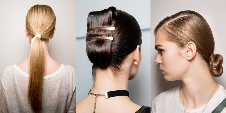 Высокие прически. Фото: elleuk.com