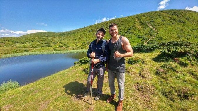 Вакарчук в Карпатах. Фото: соцсети 