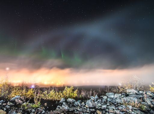 Северное сияние видели в США и в северной Швейцарии. Фото: spaceweather.com