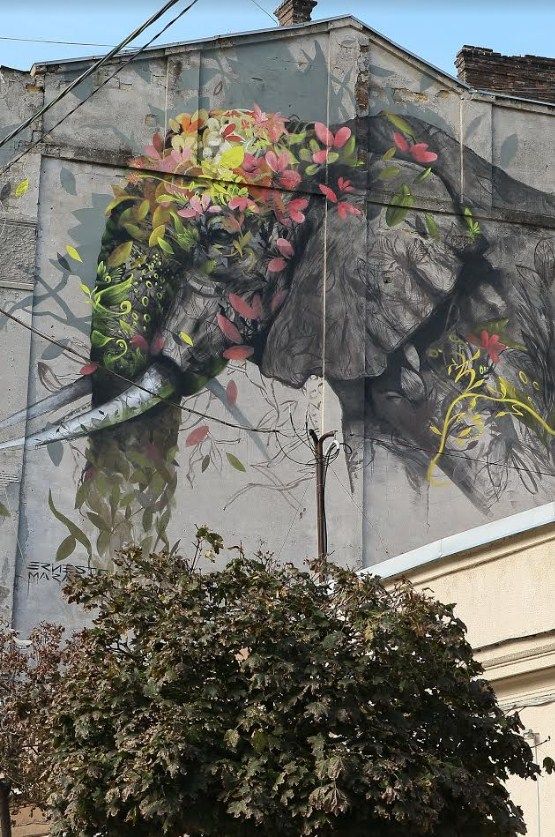 До наступления холодов планируется создать еще несколько муралов. Фото: пресс-служба