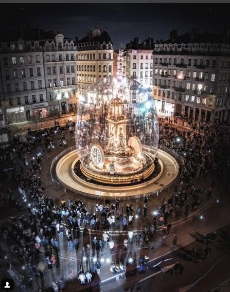 Праздник света в Лионе. Фото: instagram.com/hello_france