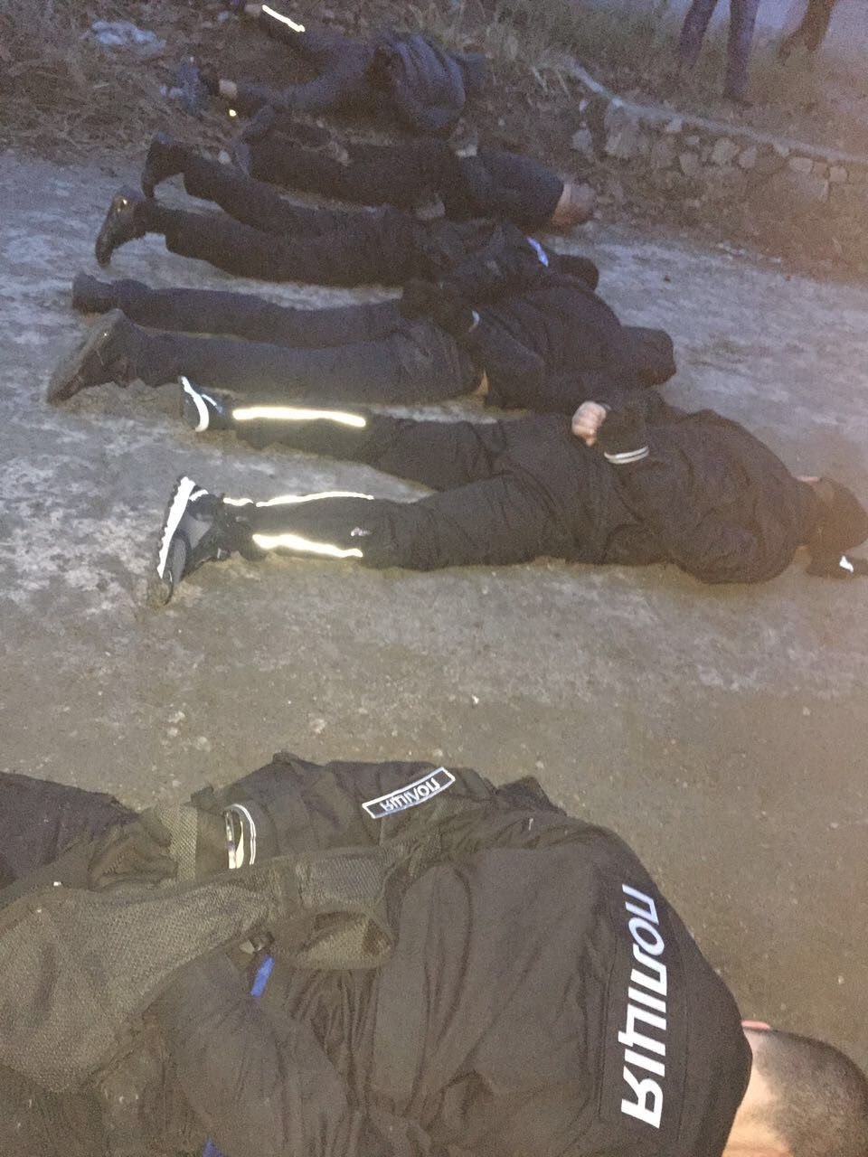 Задержанные за разбой. Фото: gp.gov.ua
