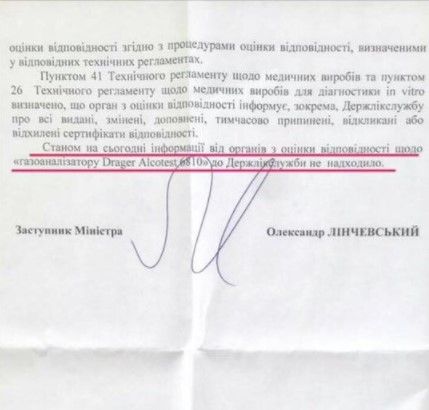 Алкотестеры полиции оказались вне закона. Фото: facebook.com/g.grebnov