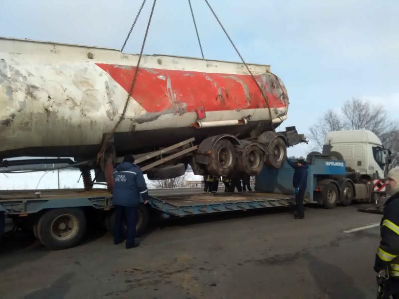 Водитель не пострадал. Фото:dsns.gov.ua