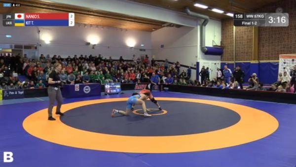 Серьезная соперница была в финале и в Али Черкасовой. Фото: ukrwrestling.com