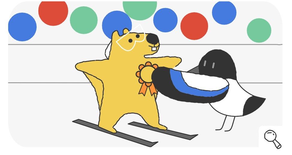 Google показал 12 серию дудла.Скриншот google.com