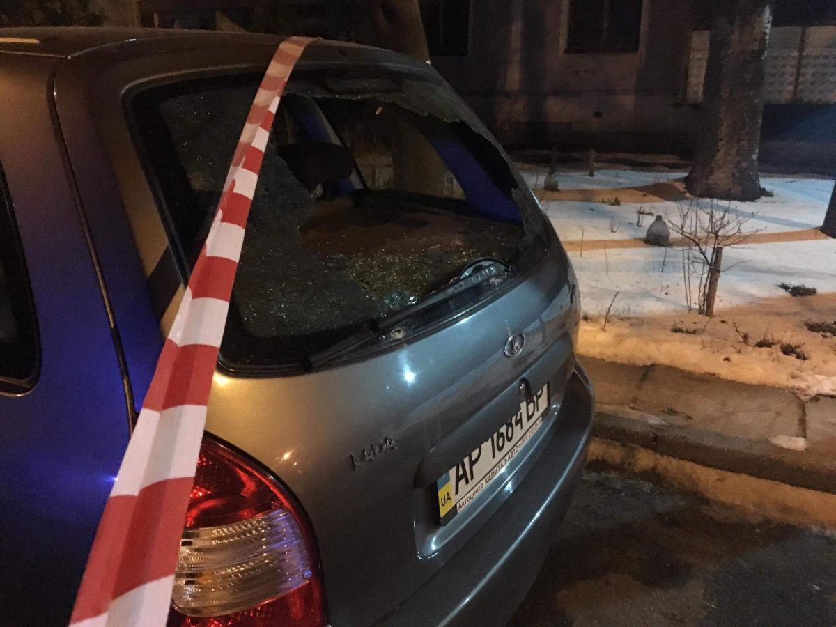 В Запорожье взорвалось авто. Фото: 061.uа