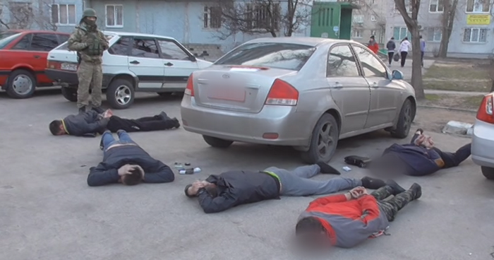 В Энергодаре ликвидировали ОПГ. Фото:  СБУ 
