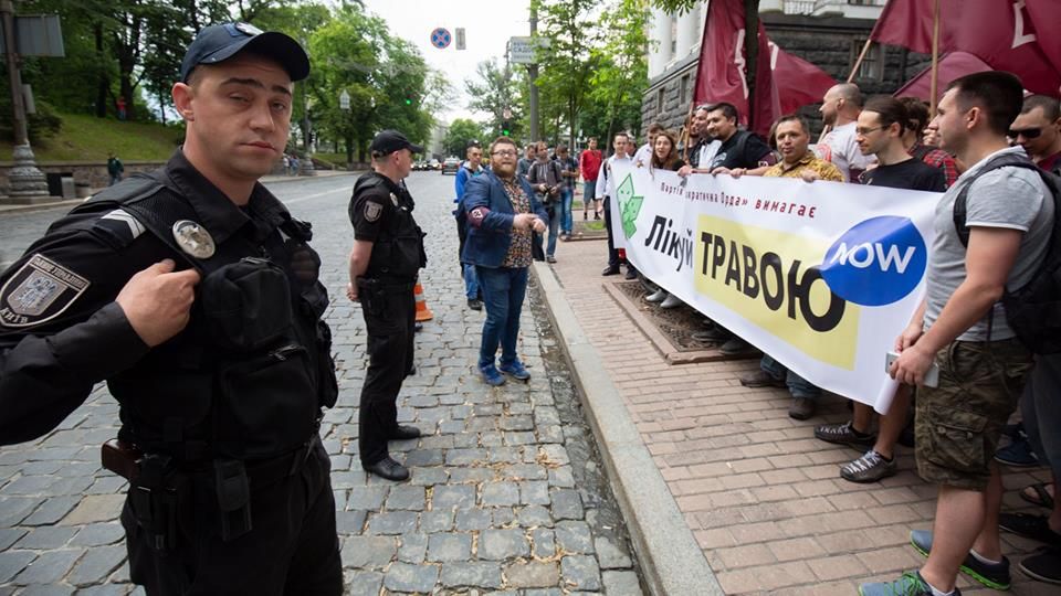Мітинг активістів. Фото: facebook.com/ МаршСвободи 2018