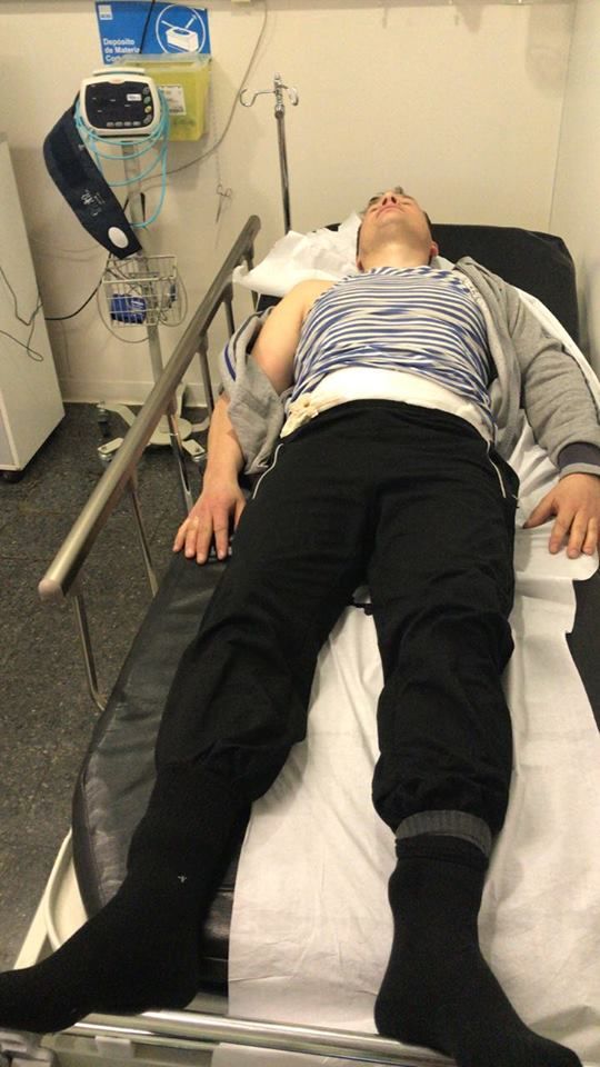 Пока полярник находится под наблюдением врачей. Фото: facebook evgen.dykyj
