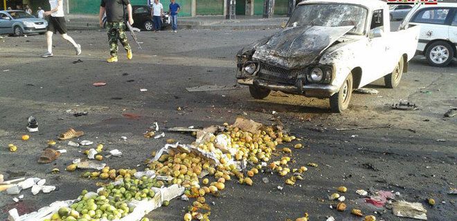 Взрыв произошел на рынке Эс-Сувейда. Фото: sana.sy