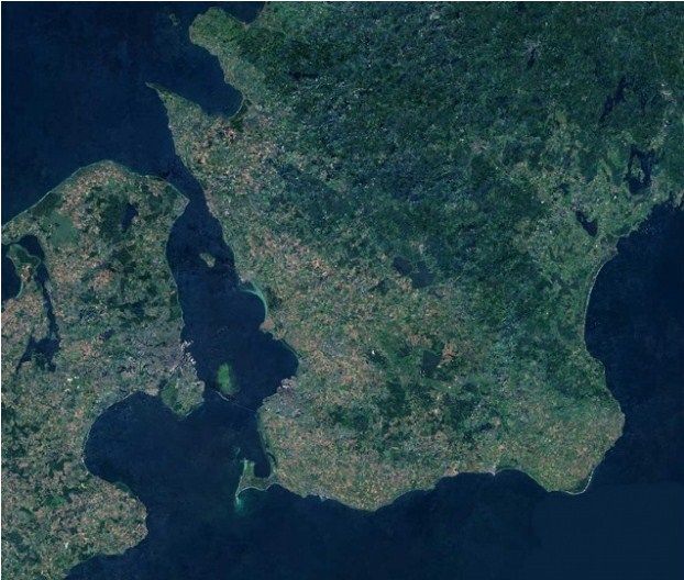 Лен (административно-территориальная единица) Сконе на юге Швеции в 2017 году

